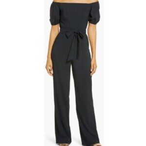 Lilly Pulitzer Jumpsuit NWT Size 12 Black Onyx